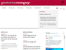 Tablet Screenshot of mongay.es